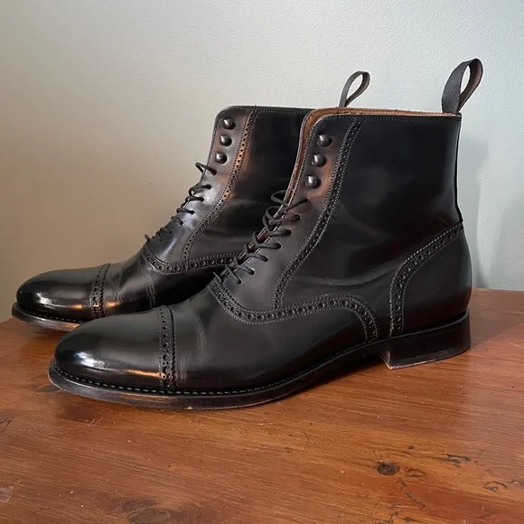 Mens Italian Cap Toe Boot - Picture 7 of 7